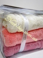 Набор полотенец для лица Cestepe Pure Extra soft micro Delux 3 шт. хлопок Турция