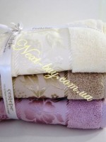 Набор полотенец для лица Cestepe Pure Extra soft micro Delux 3 шт. хлопок Турция