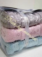 Набор полотенец для лица Cestepe Pure Extra soft micro Delux 3 шт. хлопок Турция