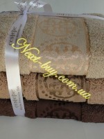 Набор банных полотенец Cestepe Orient micro Delux 70х140 cotton Турция — изображение 4