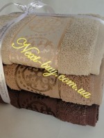 Набор банных полотенец Cestepe Orient micro Delux 70х140 cotton Турция — изображение 5
