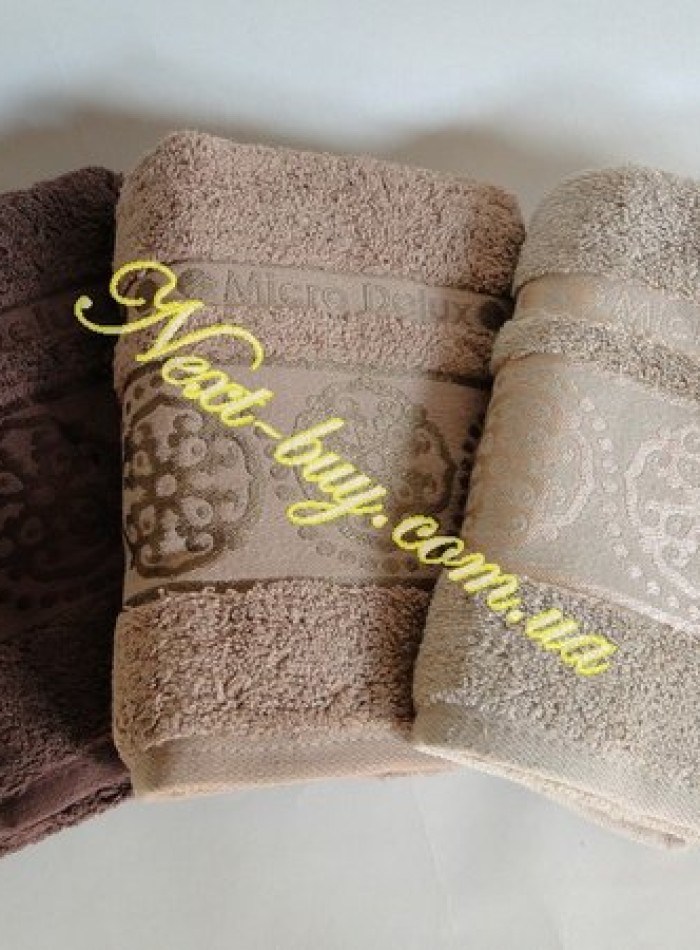 Набор банных полотенец Cestepe Orient micro Delux 70х140 cotton Турция — изображение 7