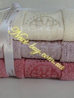 Набор банных полотенец Cestepe Orient micro Delux cotton Турция