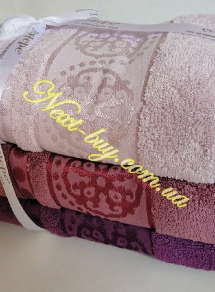 Махровые полотенца Cestepe Orient micro Delux 70х140 cotton Турция — изображение 2