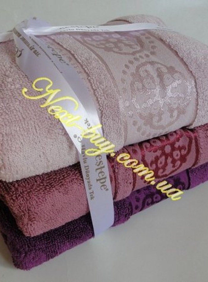 Махровые полотенца Cestepe Orient micro Delux 70х140 cotton Турция — изображение 3