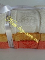 Набор махровых полотенец для бани Cestepe Orient micro Delux cotton Турция — изображение 5