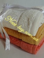 Набор махровых полотенец для бани Cestepe Orient micro Delux cotton Турция — изображение 7