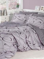 First choice CALISTO GRI(grey) постельное белье сатин евро 200х220