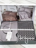 First choice CALISTO GRI(grey) постельное белье сатин евро 200х220 — изображение 2