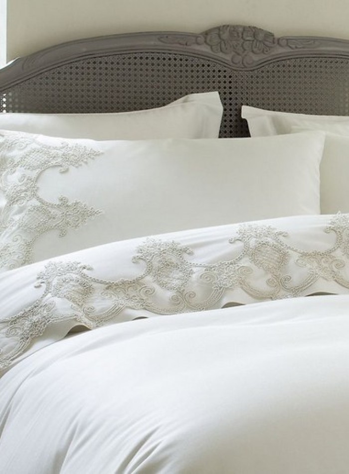 Pepper Home элитное постельное белье Grace Cream Турция — изображение 2