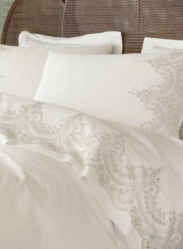 Pepper Home элитное постельное белье Romance Silver Турция — изображение 2