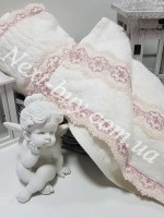 Бамбуковий рушник з мереживом Maison D'or Vanessa 85х150см - Зображення 4