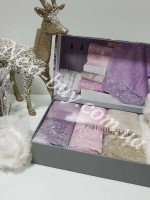 Набір з 4-х бамбукових рушників 30х50см Maison D'or Reyna