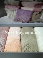 Набір з 4-х бамбукових рушників 30х50см Maison D'or Passion - Зображення 8