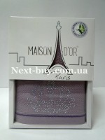 Бамбуковий рушник Maison D'or Bambu 50х100см в коробці фіолетовий - Зображення 2