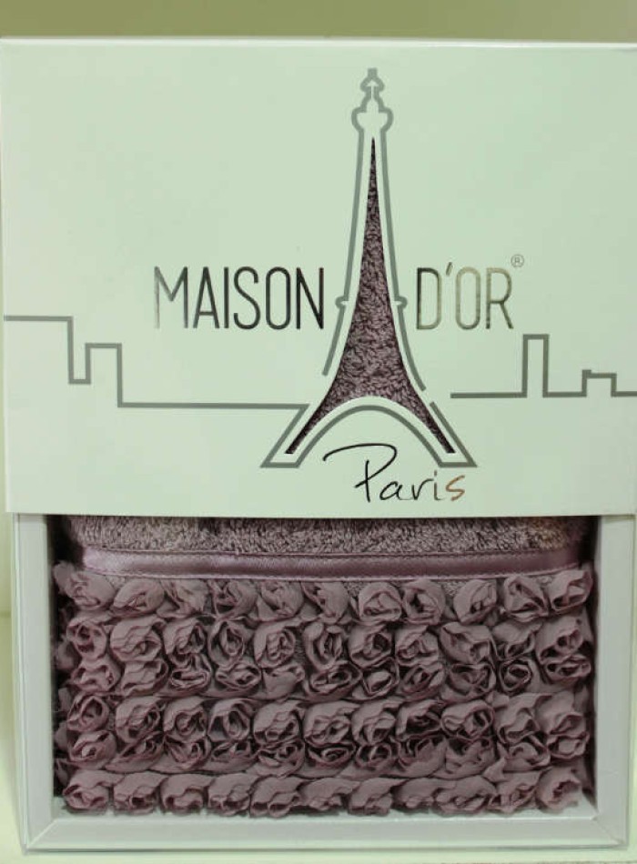 Махровий рушник Maison D'or Rosa 50х100см в коробці - Зображення 4