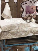 Набір бамбукових рушників Maison D'or Rose Marine 3шт бежевий - Зображення 2