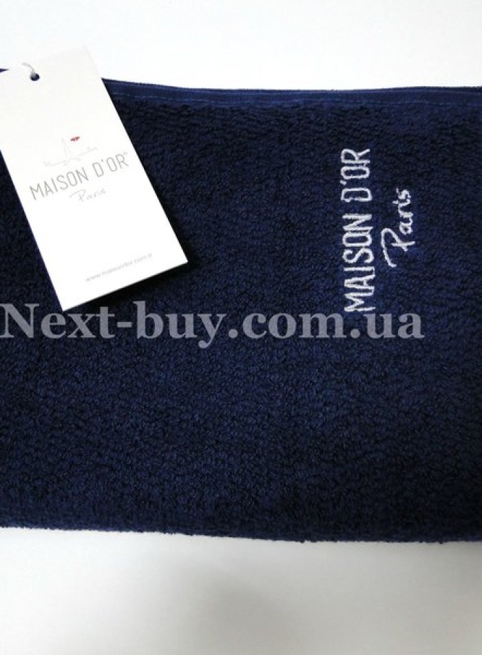 Махровое полотенце Maison D'or Marsel 50х100см синий — изображение 4