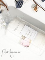 Простынь махровая на резинке 180х200+28см Maison D'or  Terry Fitted sheet green с наволочками — изображение 3