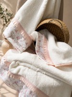 Набор бамбуковых полотенец Maison D'or Roses Ecru Rose 3шт — изображение 4