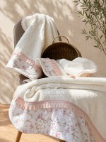 Набор бамбуковых полотенец Maison D'or Roses Ecru Rose 3шт