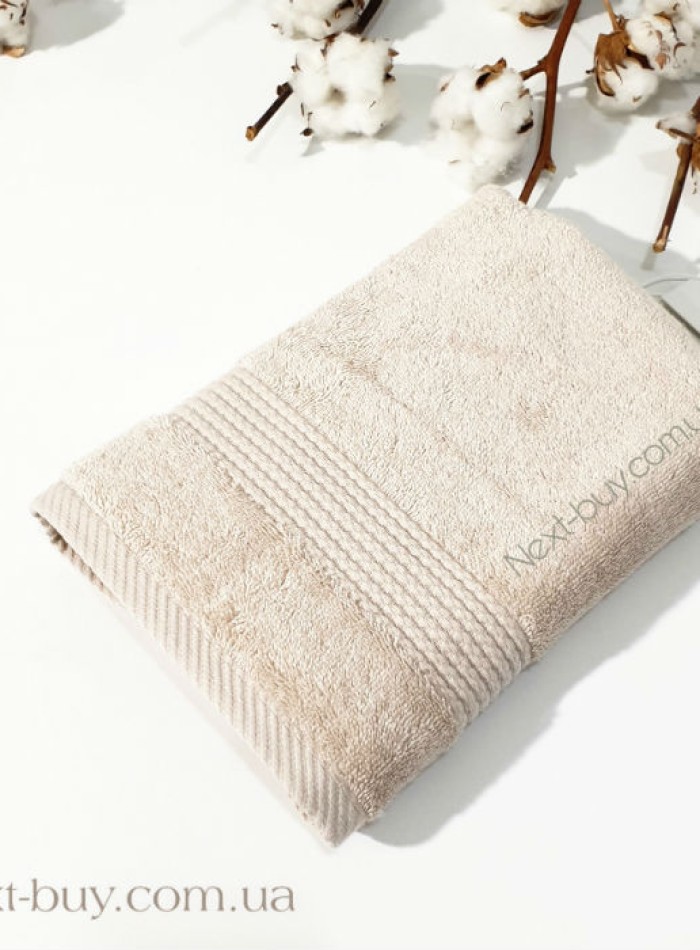 Бамбуковий рушник Maison D'or Amadeus 50х100см Linen - Зображення 3