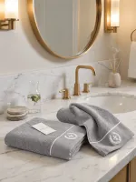 Махровий рушник Maison D'or Seymour grey 50х100см