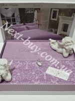 Постільна білизна Maison D'or Rose Marine Murdum 160x200см сатин із стразами - Зображення 4