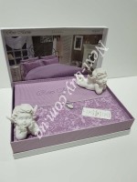 Постільна білизна Maison D'or Rose Marine Murdum 160x220смх2шт сатин із стразами - Зображення 5