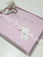 Постільна білизна Maison D'or Rose Marine Pembe 200x220см сатин із стразами - Зображення 4