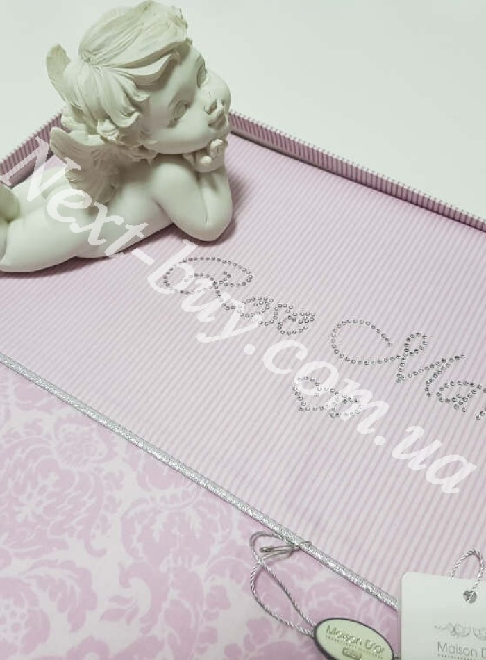 Постільна білизна Maison D'or Rose Marine Pembe 160x220смх2шт сатин із стразами - Зображення 3