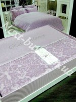 Постільна білизна Maison D'or Rose Marine Lilac 160x200см сатин із стразами - Зображення 4