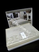 Постільна білизна Maison D'or Rose Marine Ecru 160x200см сатин із стразами - Зображення 4
