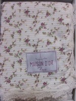 Maison D'or Roses покрывало вафельное с кружевом 220x240см — изображение 2