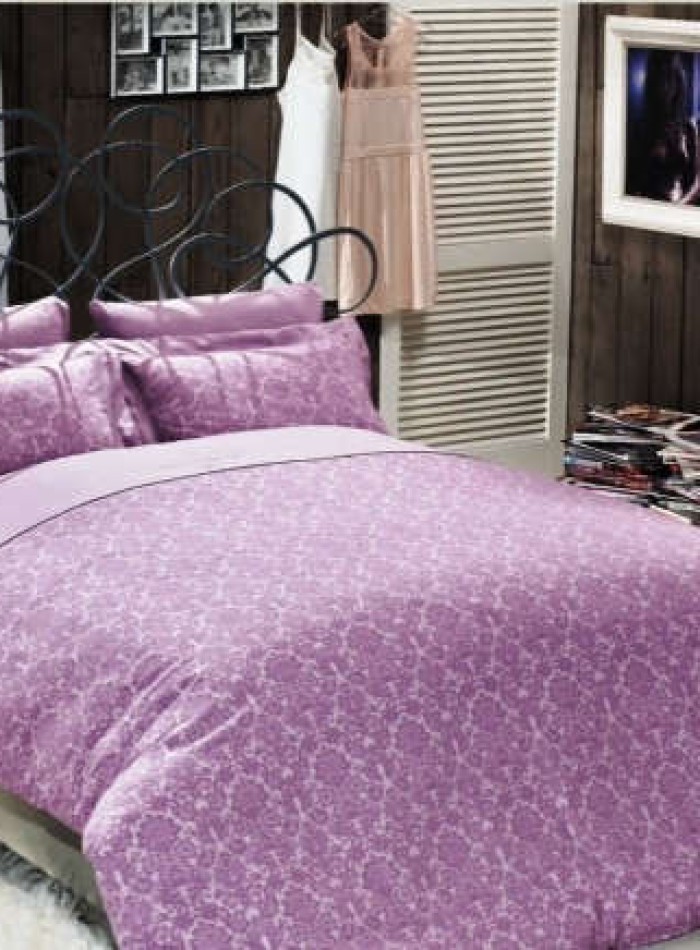 Постільна білизна Maison D'or Rose Marine Murdum 160x220смх2шт сатин із стразами - Зображення 2