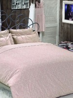 Постільна білизна Maison D'or Rose Marine Somon 160x200см сатин із стразами