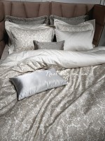 Постельное белье Maison D'or Rose Marine Bej 160x220смх2шт сатин со стразами — изображение 6