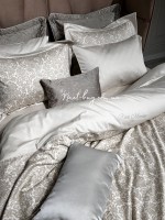 Постельное белье Maison D'or Rose Marine Bej 160x220смх2шт сатин со стразами — изображение 3