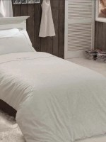 Постільна білизна Maison D'or Rose Marine Ecru 160x200см сатин із стразами