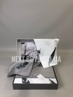 Постільна білизна Maison D'or Plumes Gri 160x220смх2шт сатін з вишивкою - Зображення 3