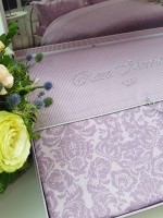Постільна білизна Maison D'or Rose Marine Murdum 200x220см сатин із стразами - Зображення 2