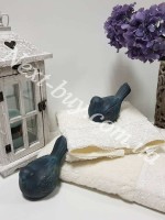 Maison D'or Julia Bambu бамбуковое полотенце с гипюром 85х150см кремовое