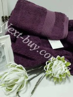 Maison D'or Amadeus бамбуковое полотенце 85х150см Plum — изображение 4