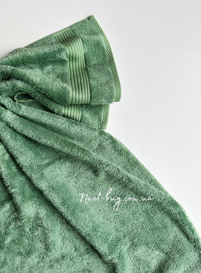 Maison D'or Amadeus бамбуковий рушник для обличчя 50х100см Cagla green - Зображення 2