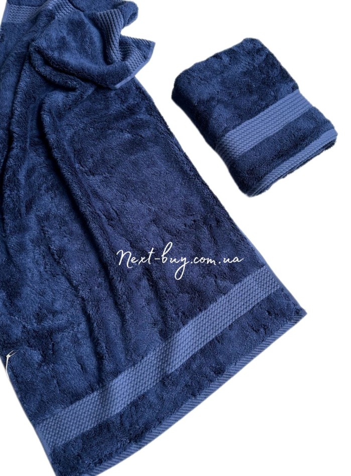 Maison D'or Amadeus бамбуковий, банний рушник 85х150см Navy - Зображення 2