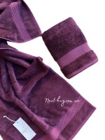 Maison D'or Amadeus бамбуковое полотенце 85х150см Plum — изображение 2