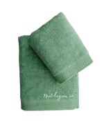 Maison D'or Artemis бавовняний банний рушник 85х150см Sagla Green