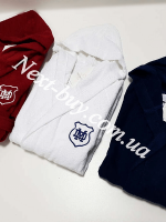 Maison Dor Sports халат подростковый с капюшоном синий — изображение 3