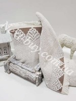 Набір бавовняних рушників Maison D'or Jacquard naturelle 3шт
