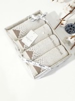 Набор кухонных полотенец Maison D'or Jacquard naturelle 4шт 100% хлопок